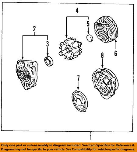 Nissan oem 23100ja02c alternator/generator/alternator