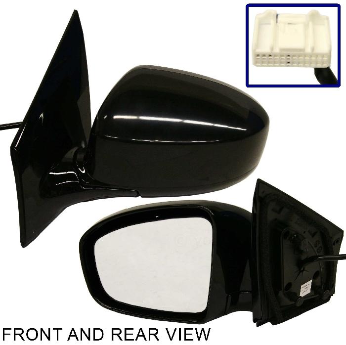 Purchase KOOLVUE NISSAN MURANO 0911 SIDE MIRROR LEFT DRIVER, POWER