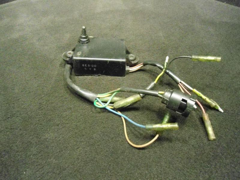 Yamaha #6e5-85740-00-00 control unit 1984 115-200hp outboard boat 6-cyl.~419~