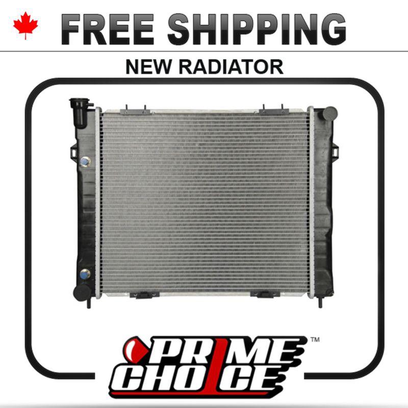 New direct fit complete aluminum radiator - 100% leak tested rad for 4.0l