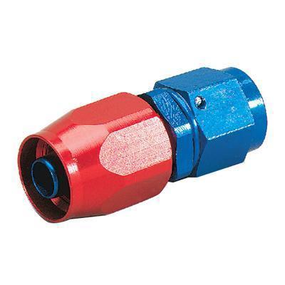 Summit 220690 hose end straight -6 an hose to female -6 an aluminum red/blue ea