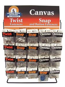S&j products 980094 canvas fastener display