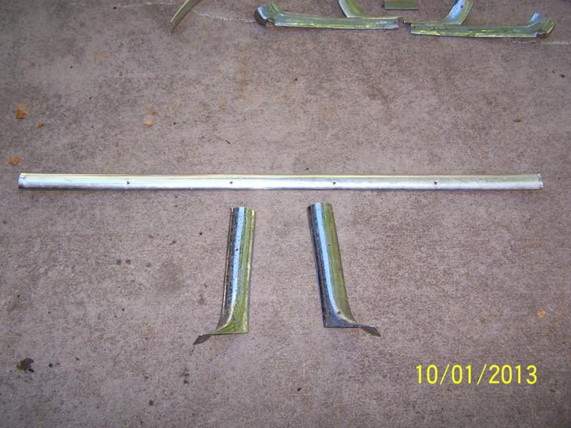 1957 chrysler imperial windshield interior garnish molding