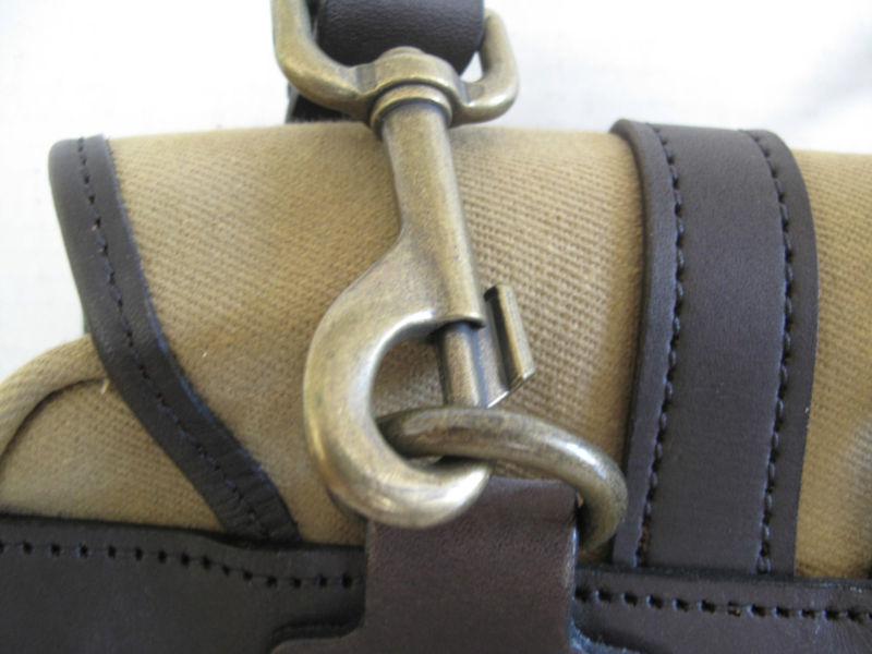 NEW FILSON HUMMER DRIVING ACADEMY MESSENGER BAG CANVAS LEATHER GIFT, US $199.99, image 8