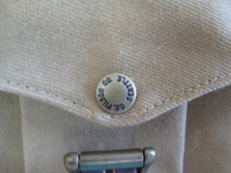 NEW FILSON HUMMER DRIVING ACADEMY MESSENGER BAG CANVAS LEATHER GIFT, US $199.99, image 10