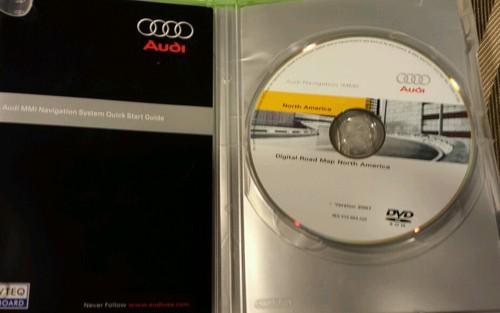Audi mmi gps navigation disk cd dvd version 2007
