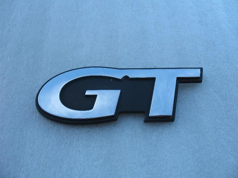 2000 ford mustang gt rear chrome emblem logo badge sign decal oem 99 01 02 03 04