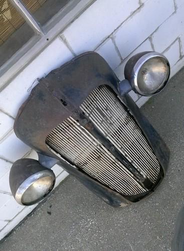1937 chevy grille coupe rat rod hotrod sedan delivery 1936 36 37 truck barn find