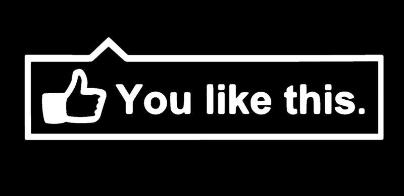 Jdm you like this vinyl sticker decal honda nissan drift domo mazda rx7 wrx vw