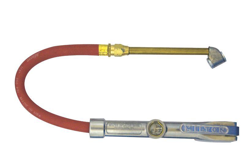 Purchase Milton MIL506 Dual Chuck Tire Air Wheel Inflator Gauge w/ 12" Rubber Hose in Sioux