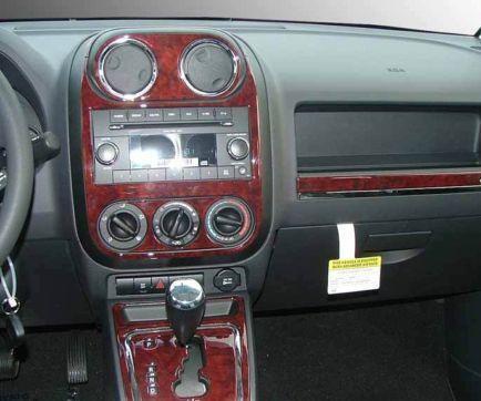 Dodge caliber sxt se r/t interior burl wood dash rim kit set 2010 2011 2012 2013