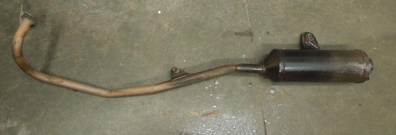 Kawasaki kfx 90 oem muffler / exhaust pipe #2b240