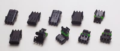 Summit weatherpack housing refills 3-pin housing 5 male 5 female set of 10