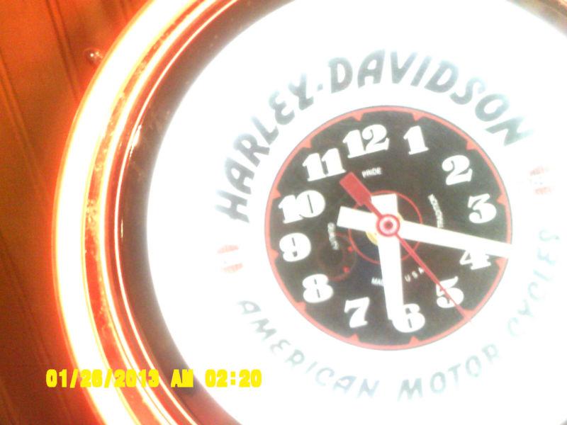 HARLEY DAVIDSON FACTORY DEALER WALLCLOCK, US $300.00, image 4