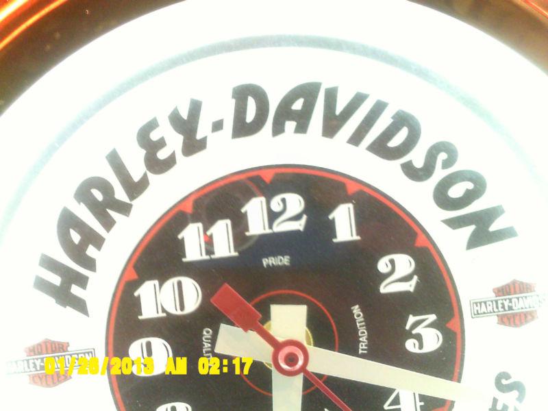 HARLEY DAVIDSON FACTORY DEALER WALLCLOCK, US $300.00, image 5