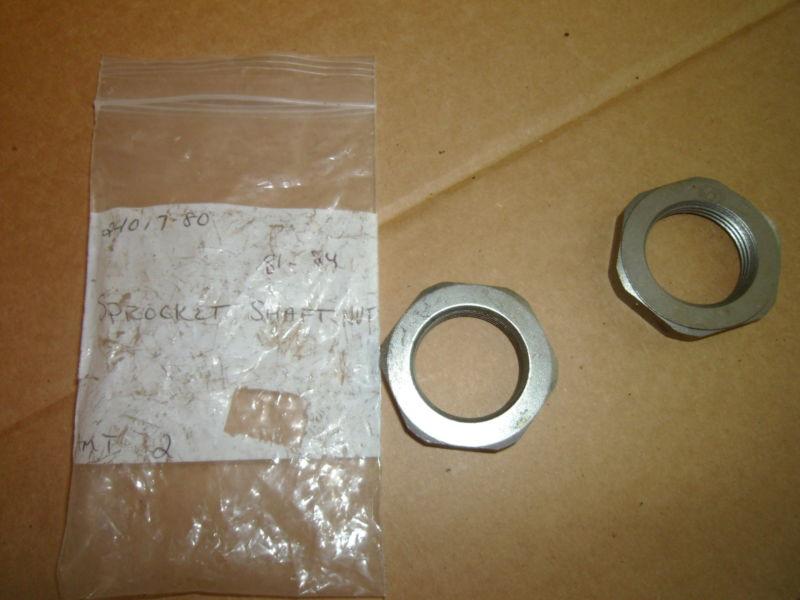Purchase Harley Davidson sprocket shaft nut 2 each 2401780 in Saint