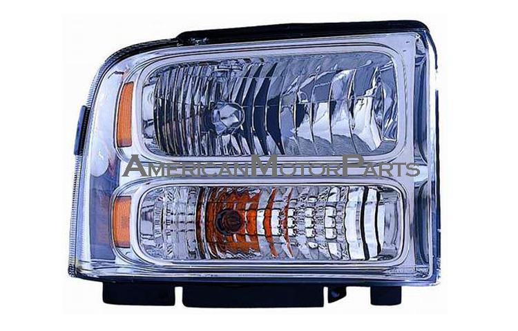 Right passenger side replacement headlight ford f250 f350 f450 f550 excursion