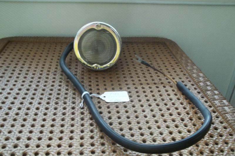 Nos vintage automobile guide f 40 driving lamp with wiring harness  (#122)