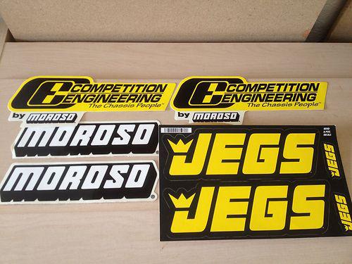 Jegs & moroso decals