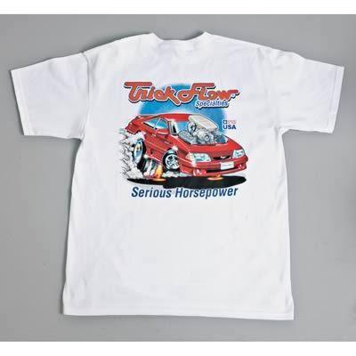 Trick flow® t-shirt mens small white trick flow® p42010