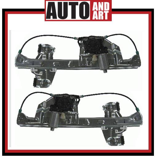 Purchase New Pair Set Rear Power Window Regulators with Motors 0005