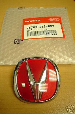 Acura integra type-r front red emblem new oem