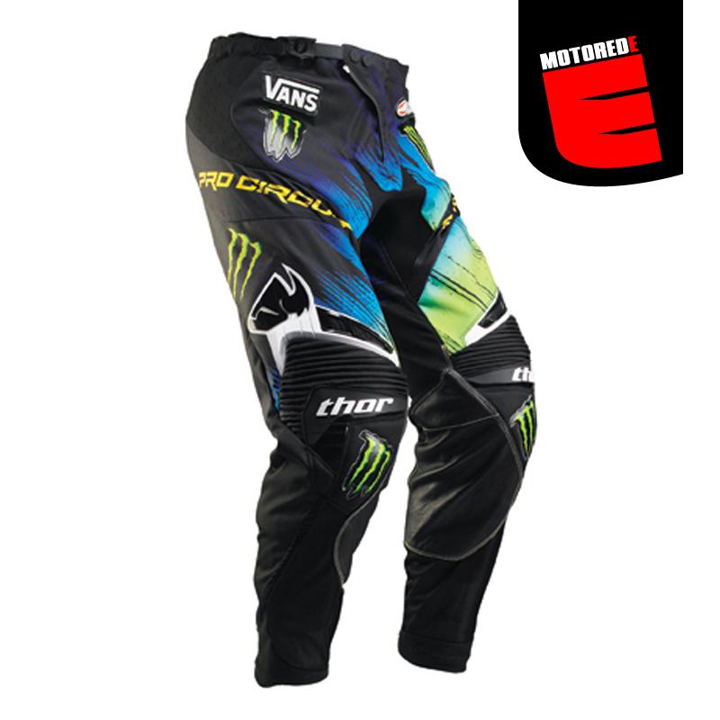 Thor 2013 core pro circuit mx atv pants white green blue size us 30