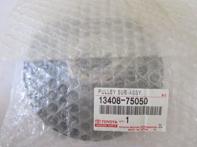 Toyota new oem crankshaft pulley 13408-75050