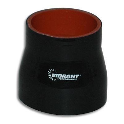 Vibrant 2773 silicone reducer 2.75" id x 3" id black