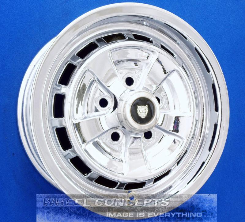 Jaguar xj6 15 inch chrome wheel rim exchange xjs xj12 xj s 12 15" oem