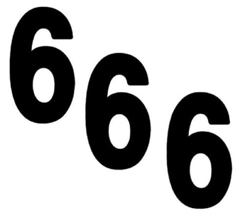 Fx black number 6 graphics for ktm dirt bikes  motorcycle