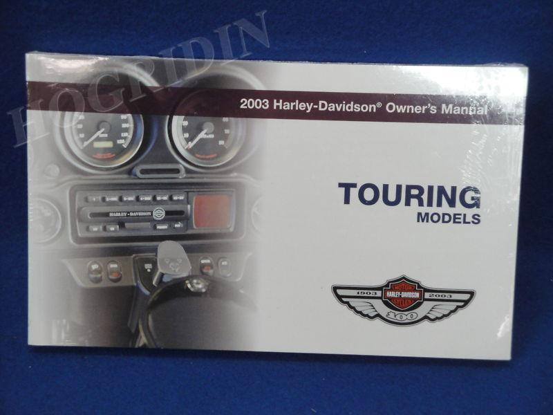 2003 harley davidson touring electra glide road king street flht owners manual