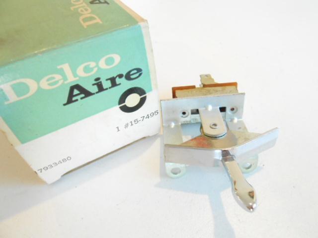 Nos 1971 72 73 74 75 chevrolet caprice impala a/c climate control switch 7933480