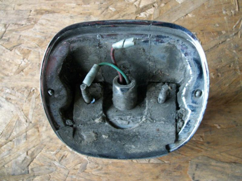 HARLEY DAVIDSON STANDARD RED TAILIGHT TAIL LIGHT FLH, US $15.50, image 4