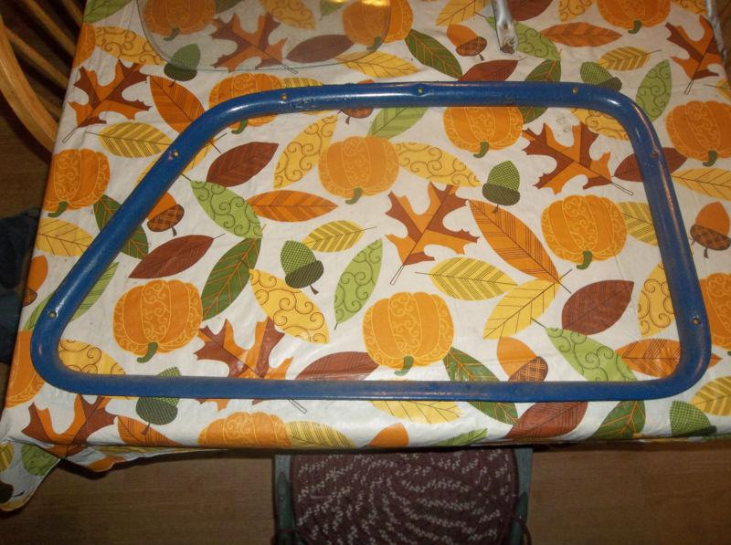 51 52 53 54 chevy truck door window glass trim garnish rh & lh inside