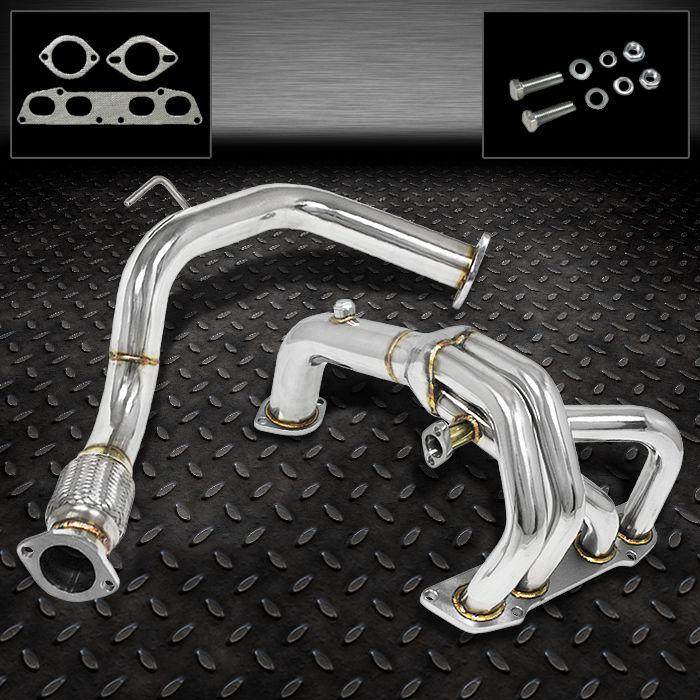 Stainless racing manifold header/exhaust 90-95 toyota mr2 non turbo sw20/5sfe nt