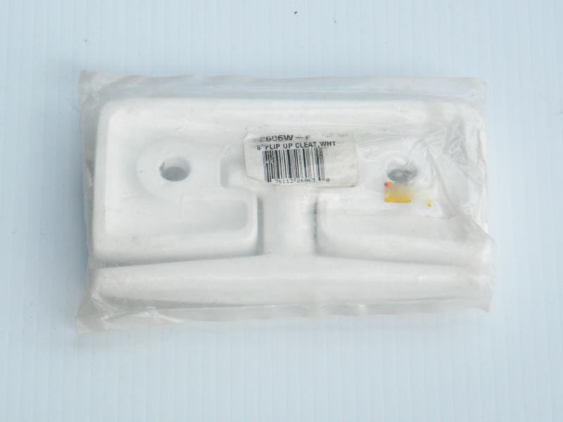 Dock edge 6" flip up boat cleat - 2606w - new!!!