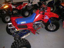 Honda atc 250r 85 86  new seat cover & front fender  rear fenders  air scoops  