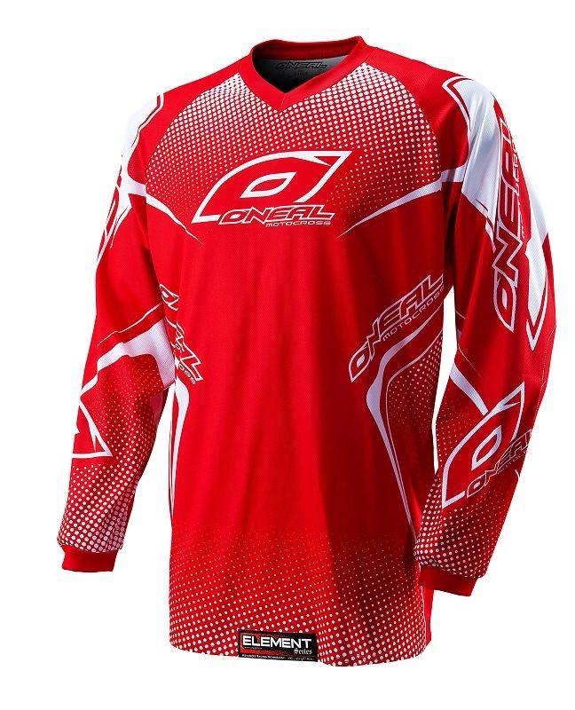 2012 o'neal element jersey - red/white - xxl (2xl) --0075-306