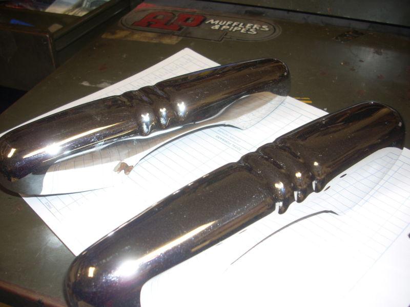 1940 1941 ford rear bumper guards pair lh rh set left right original frt or rear