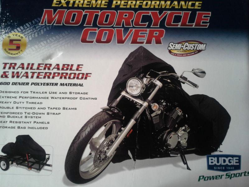 Heavy duty trailerable water proof motorcycle cover