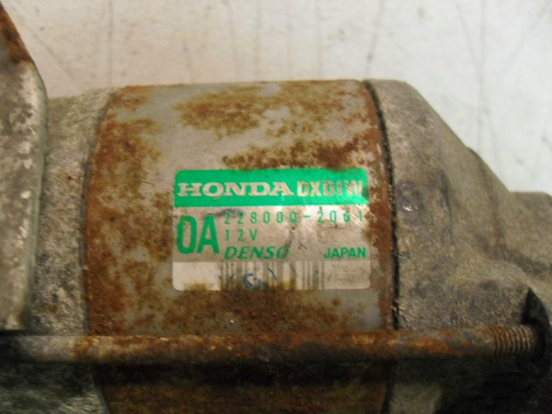 OEM 98 Acura Integra Complete Honda Denso B18 Engine Starter With Solenoid B18B1, US $44.99, image 5