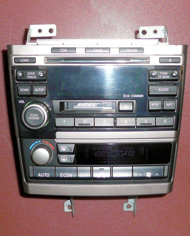 2002 2003 nissan maxima radio cd cassette stereo pn: pn-2432d