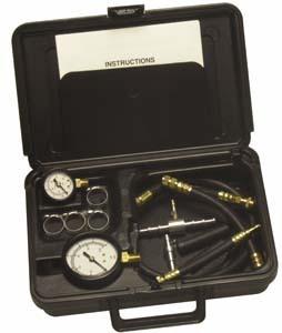 Tool aid 53980 fuel injection pressure tester with 2 gages and quick coupler
