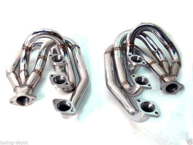 Buy OBX Stainless Exhaust Manifold Header 65 89 Porsche 911 2Pcs 2