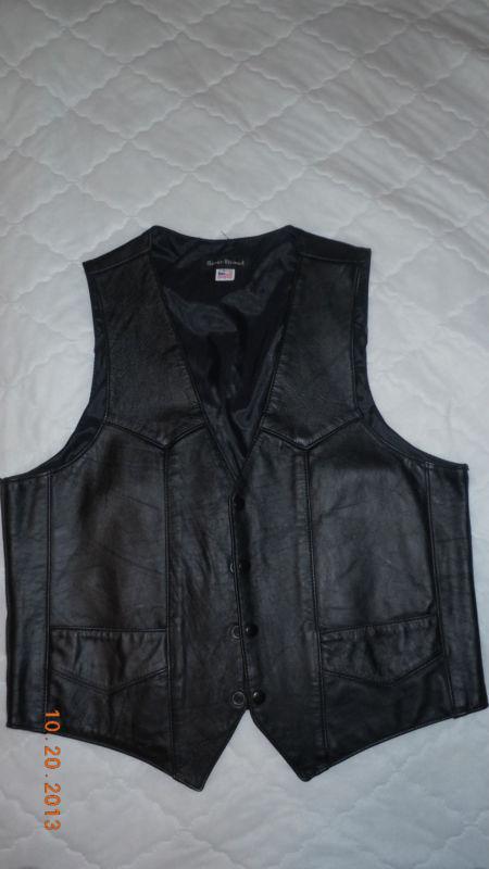 Leather vest