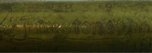 1909-1916 antique firestone tires shrader-universal tire pressure gage akron