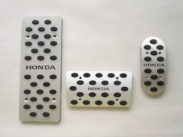 Aluminum car foot pedal plate cover(fit for  honda fit various year at)cool