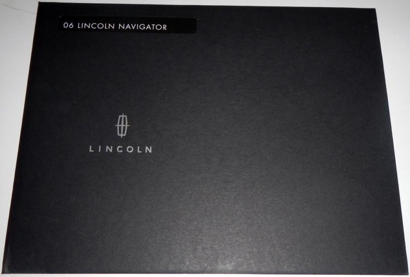 2006 lincoln navigator portfolio brochure