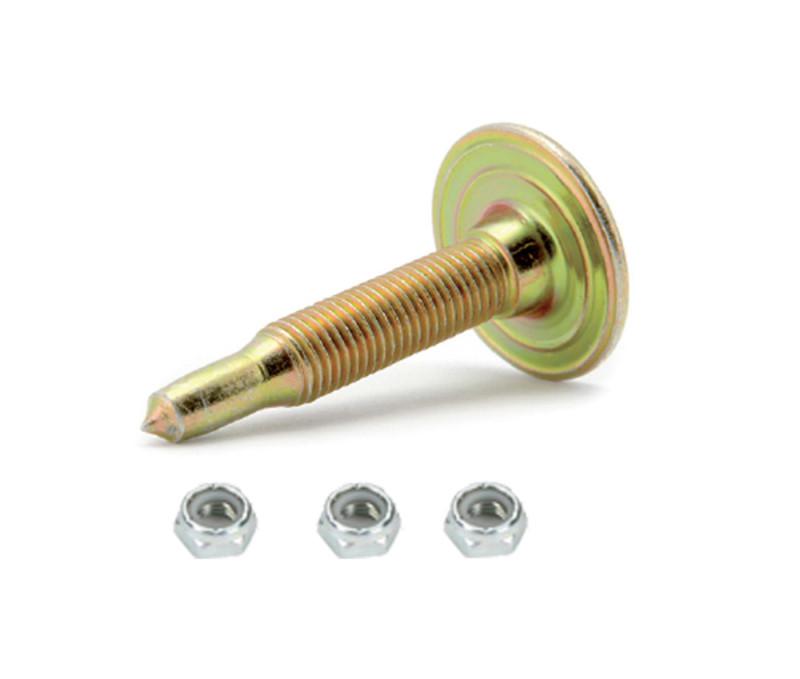 Stud boy power point studs with lock nuts carbide 1.000" track ice stud (24 qty)